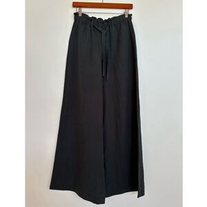 ECOALF Tencel Linen Wide Leg Drawstring Trousers Size Small